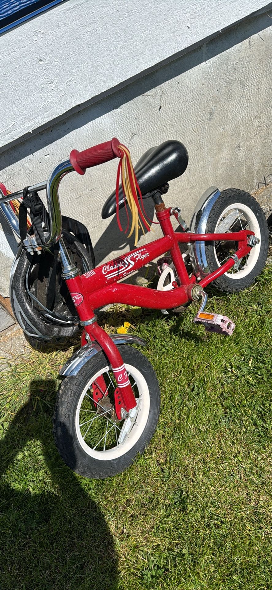 Kids Bike And Helmet Great For Outdoors