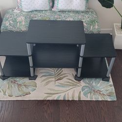 Black TV Stand 