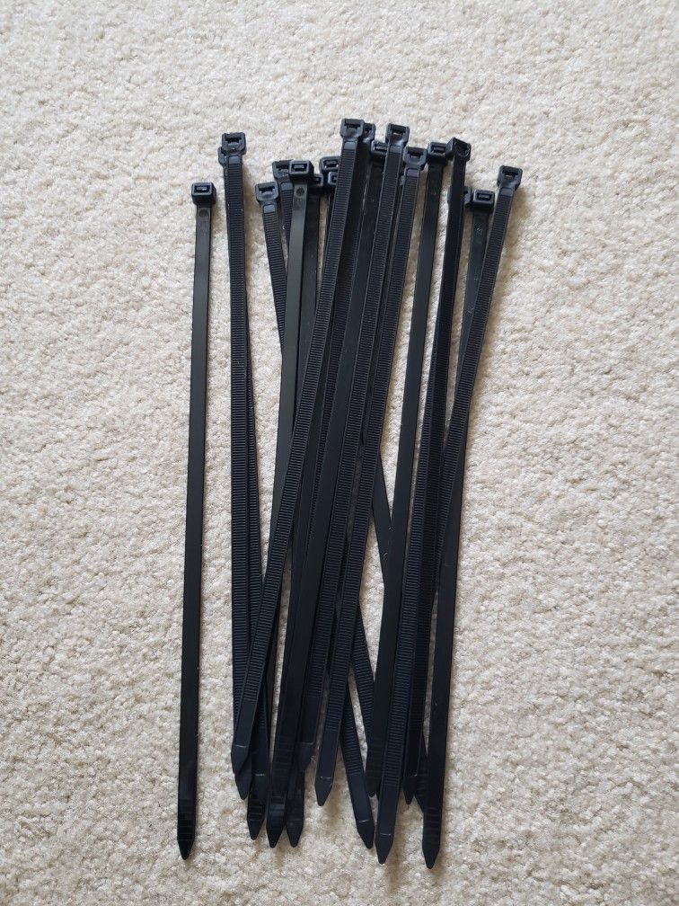 New 12" Zip /cable Ties