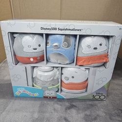 Disney Mickey, Minnie, Stitch, Tinker Bell Winnie The Pooh SquishMallow Plush Toy