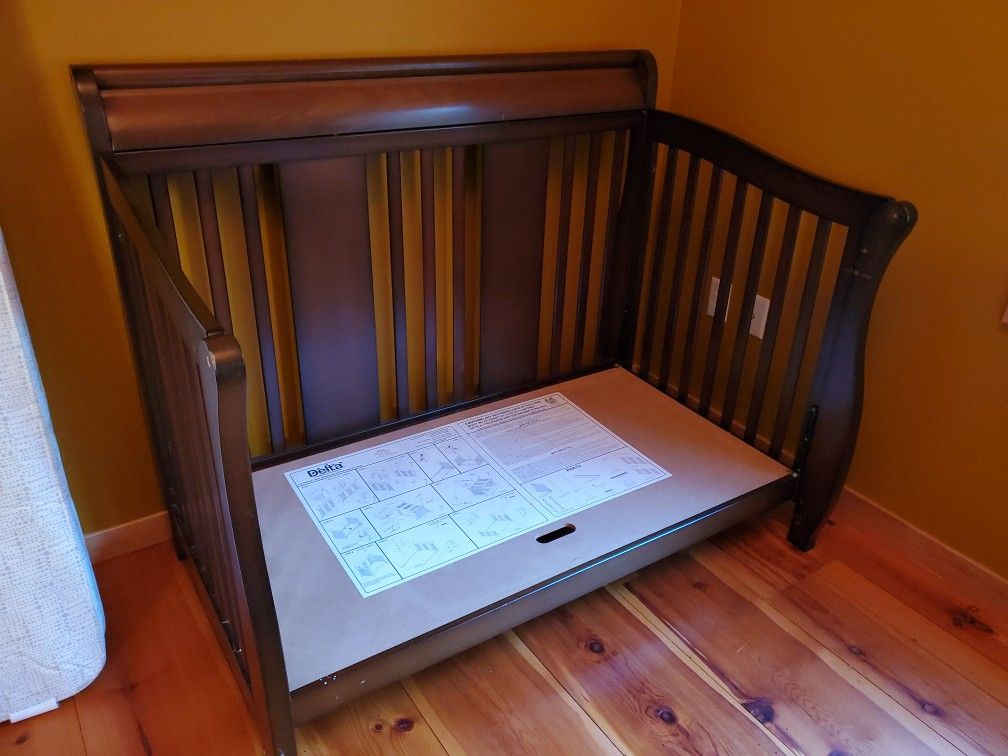 Delta 4-in-1 Convertible Crib with Mattress