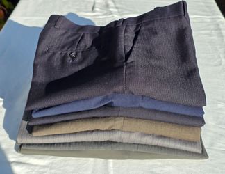 7 pairs Trousers 34 X 30 casual and dress
