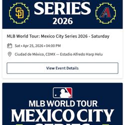 Padres Mexico City series mlb