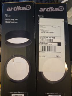 Artika Alton LED Flush Mount Light – 2 Pack