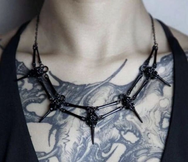 crow necklace