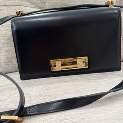 Saint Laurent Purse Black Gold Hardware Handbag 