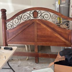 Cali King  Bed Frame Wood 
