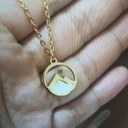 Faith transfer mountain celery seed necklace