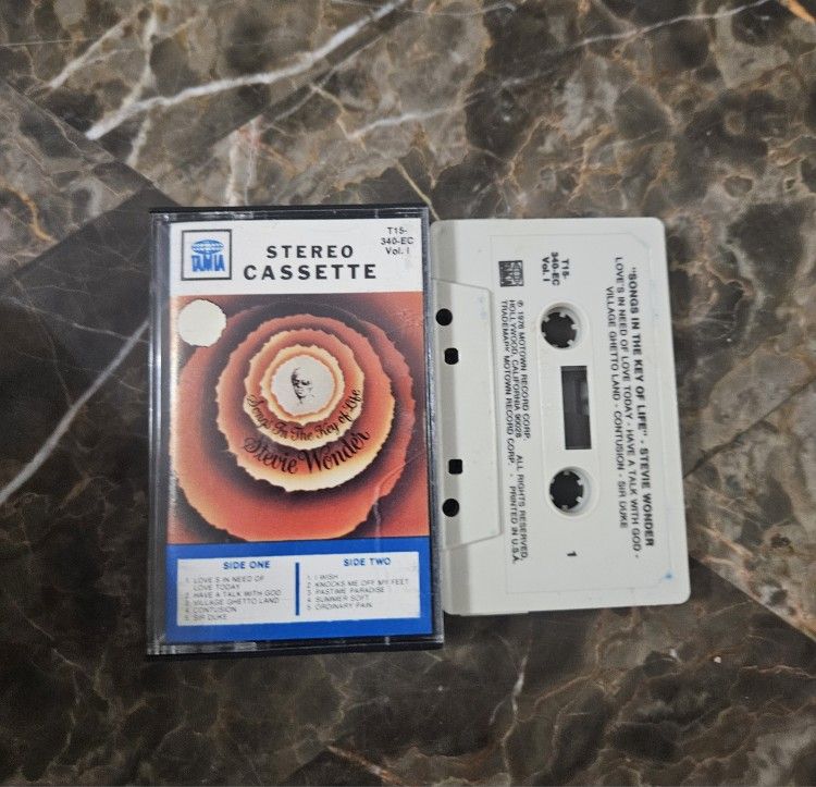 Stevie Wonder – Songs In The Key Of Life Cassette 