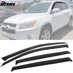 Fits 2006-2012 Toyota RAV4 XA30 Window Visors Acrylic Sun Rain Guard Deflector 4PCS