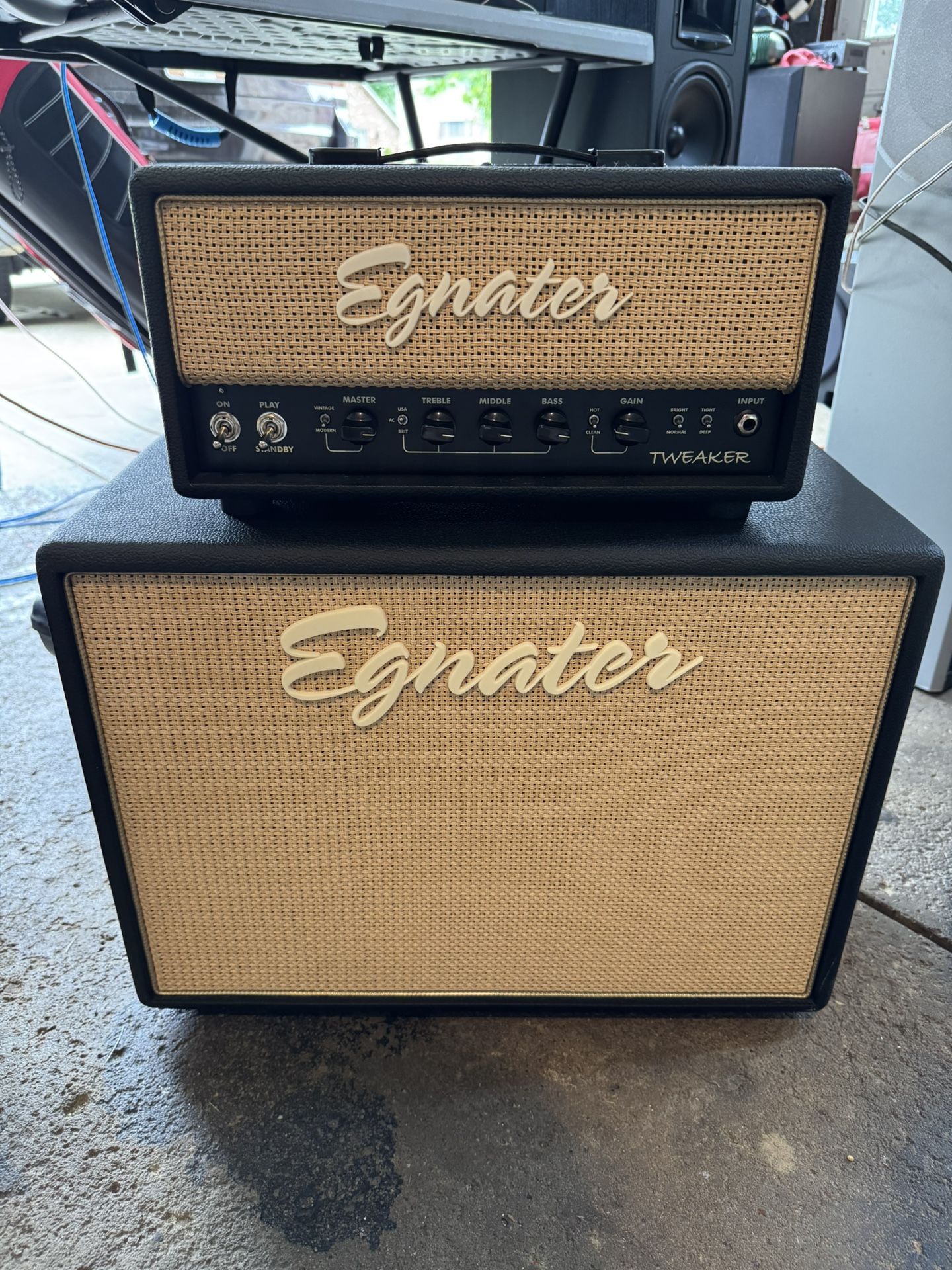 Egnater Tweaker 112x And Behringer Pedals