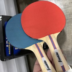 Ping Pong Paddles And Balls 