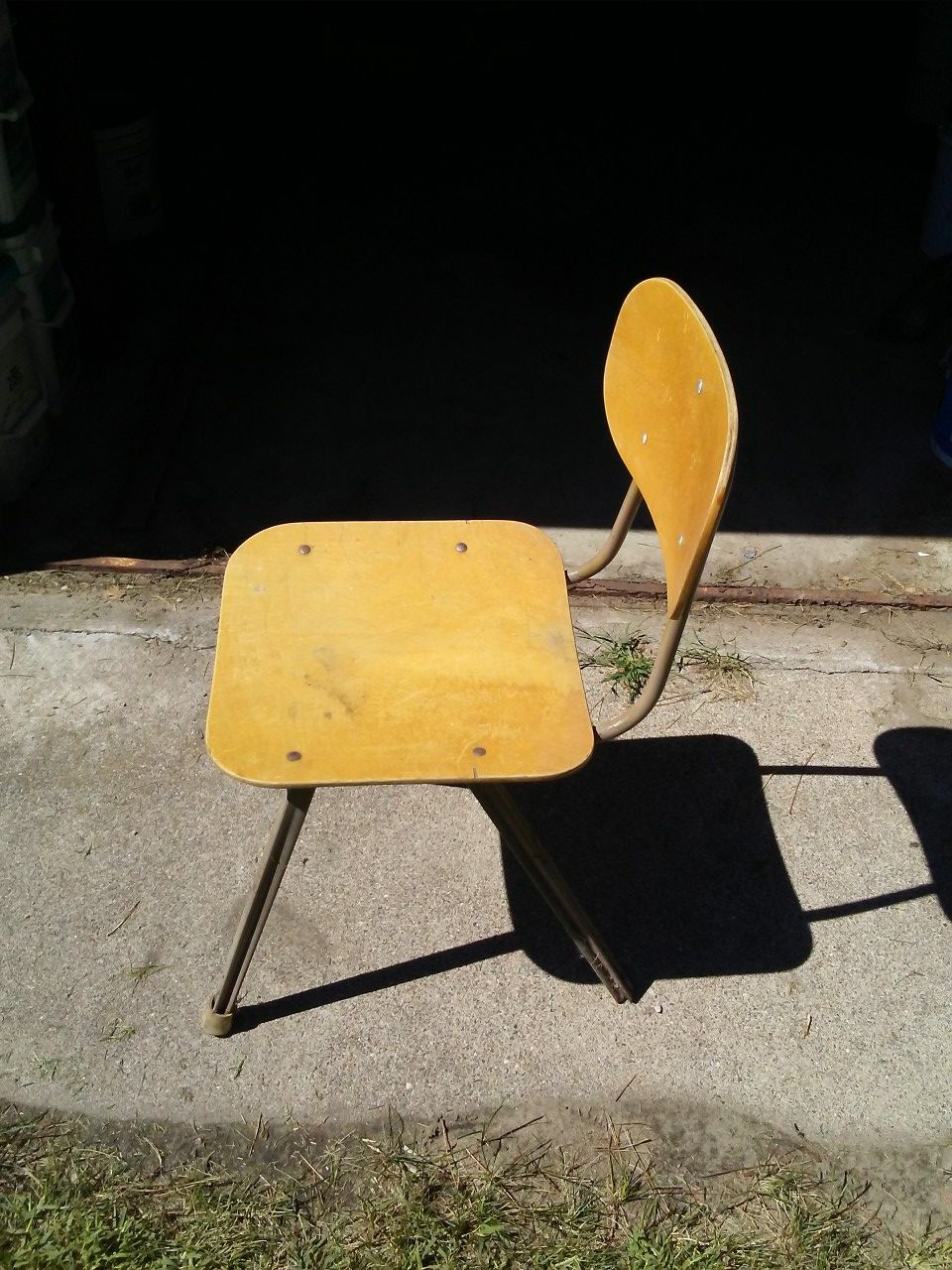 Antique school chair
