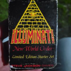  Illuminati: New World Order collectible card game by Steve Jackson Games. 