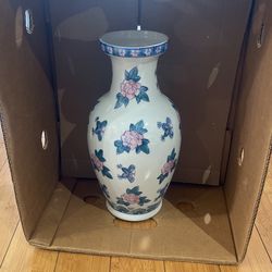 Midcentury Green Ceramic Vases