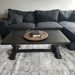 Distressed Solid Wood Coffee Table