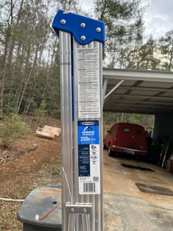 Werner Type 1 Step Ladder 6’ 250lb Like New $48 OBO!