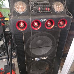 Technical Pro 10000 Watt Bluetooth DJ Jukebox With Party Lights