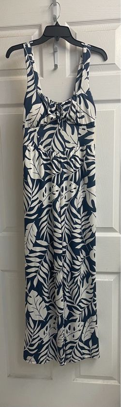Brand new Juniors blue and white jumpsuit size M