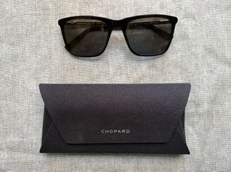 Brand-New Chopard SCH280 Polarized Sunglasses – Black, Gold & Carbon Fiber
