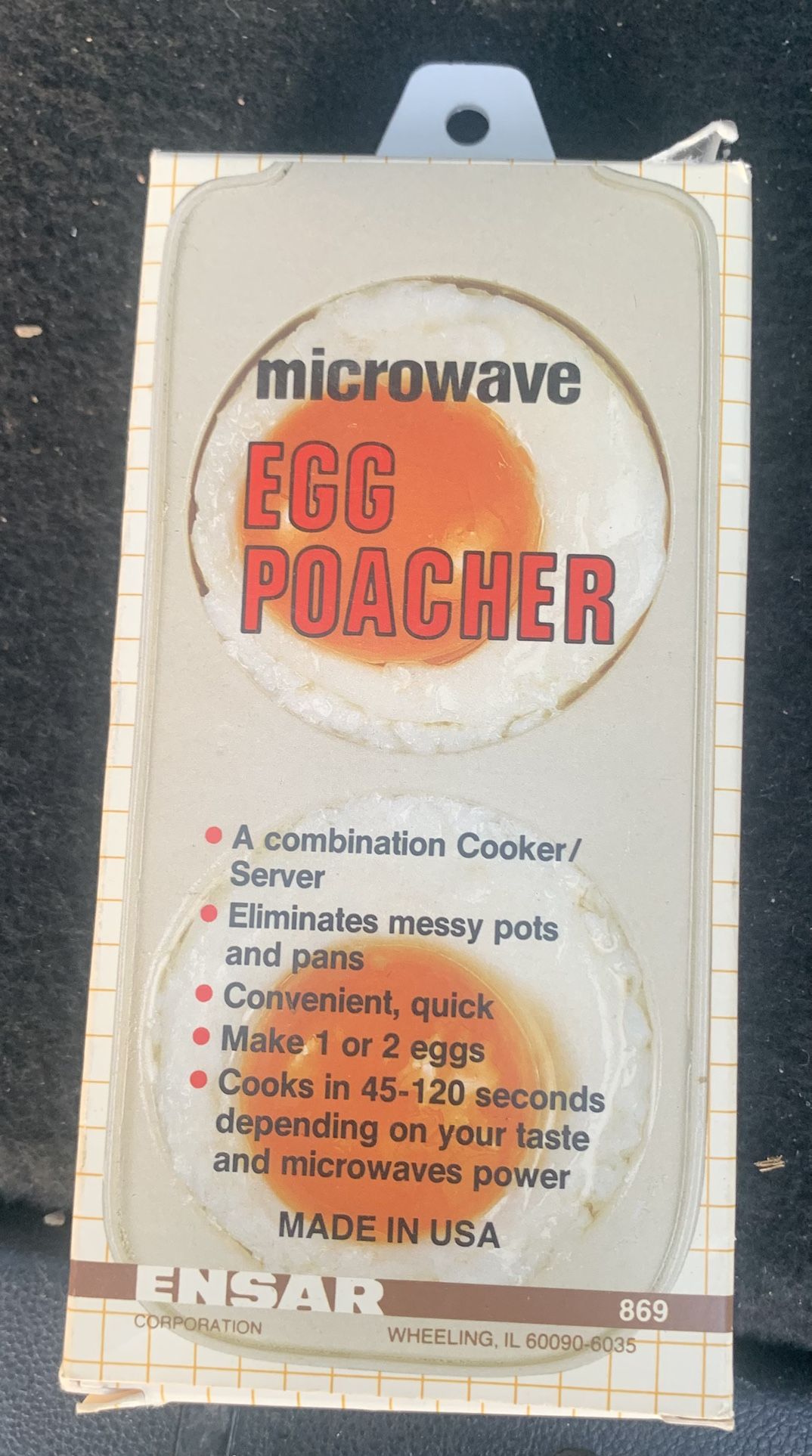 Microwave Egg Poachers New In Box