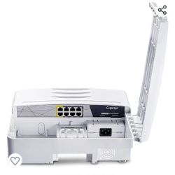 Indoor/Outdoor Waterproof Movable Al PoE Switch