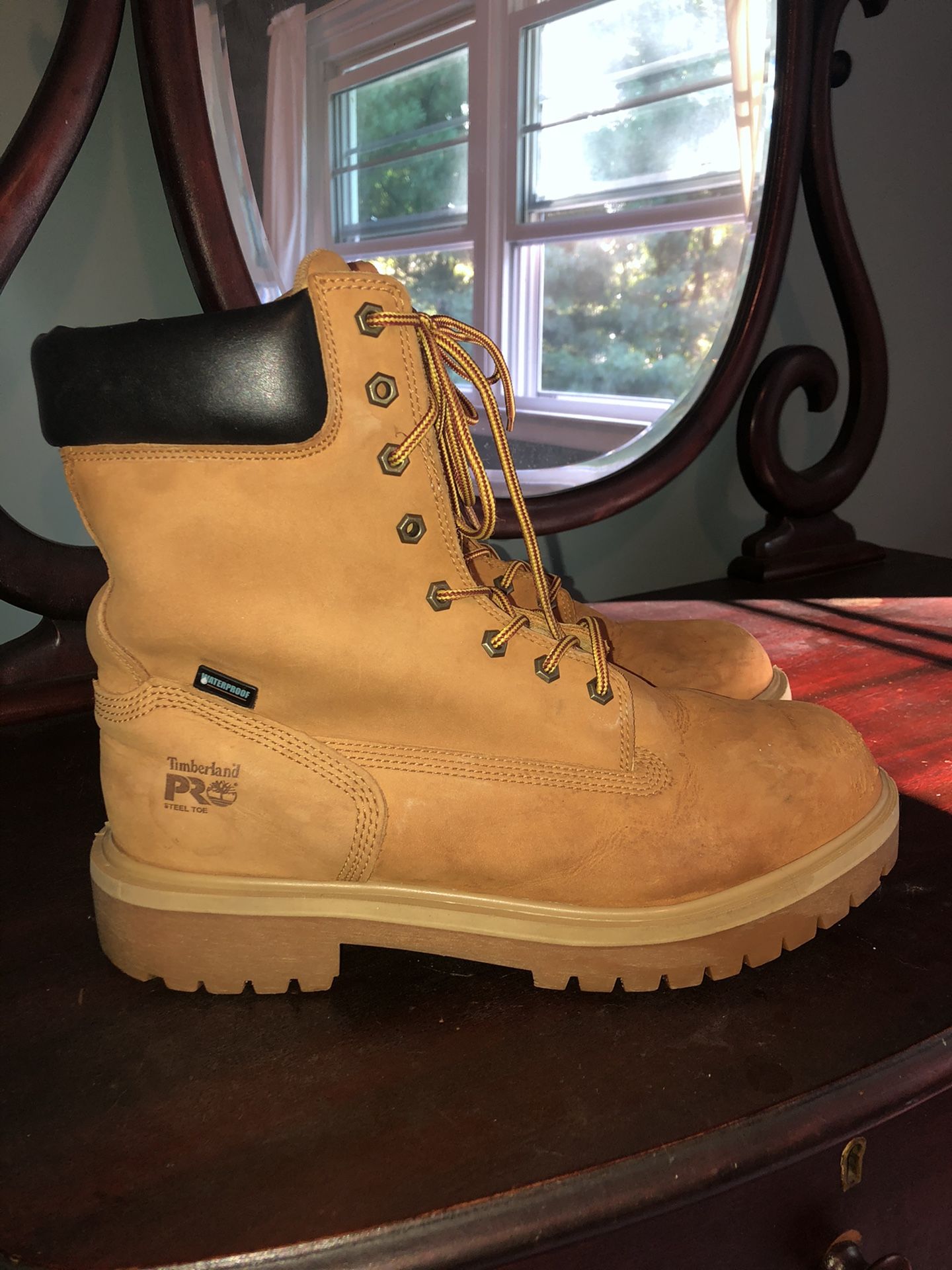 Timberland pro Men’s Boots Wheat Size 12w EUC 