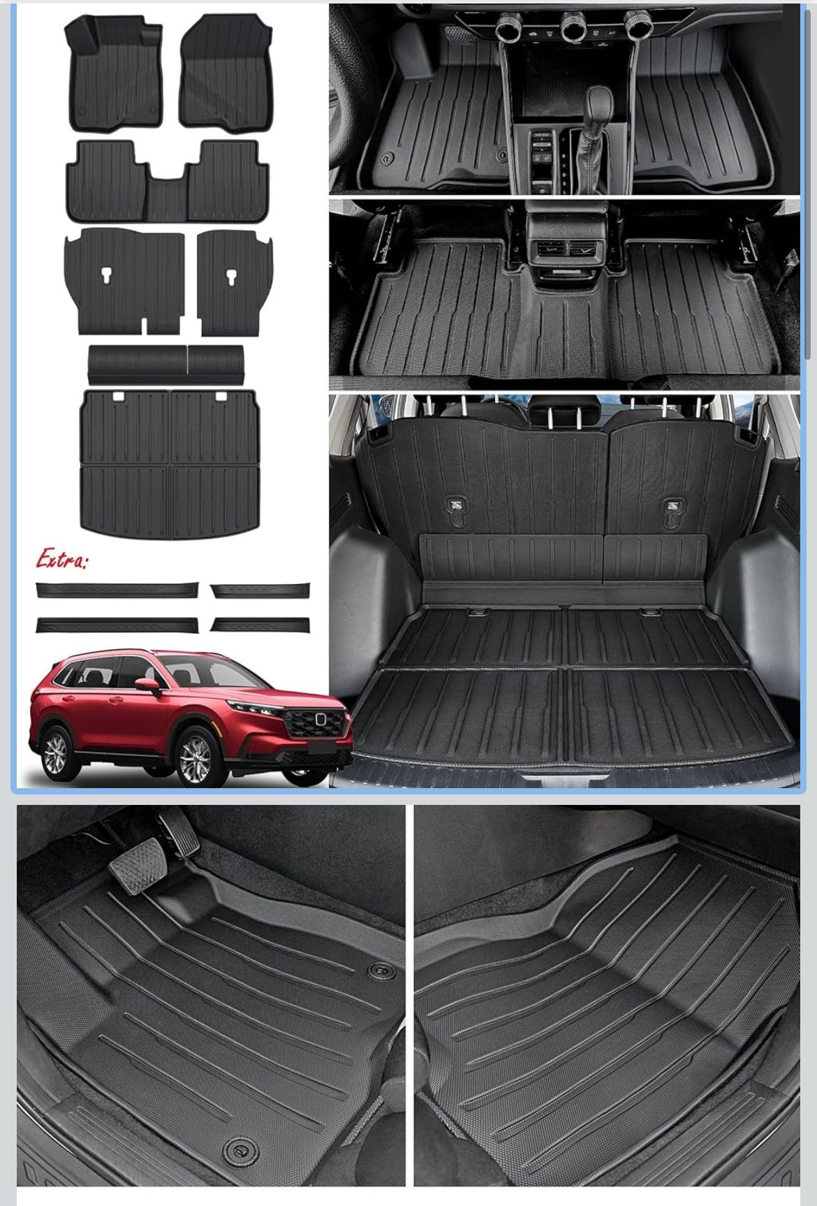 Floor & Cargo Mats For Honda CRV 2023-2026