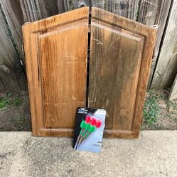 Dart Board and Cabinet 
