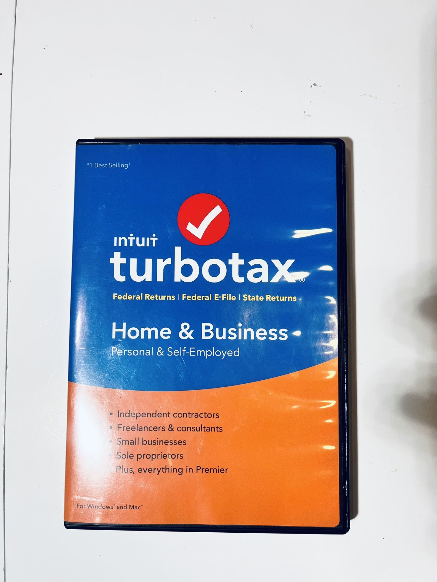 Intuit TurboTax Home & Business 2018 Windows & Mac Personal & Self Employed -New
