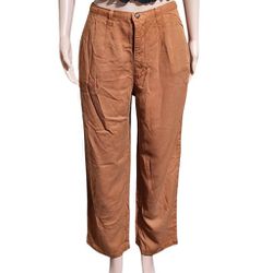 Pulp women's high waist straight leg  ginger baggy pants 8/M