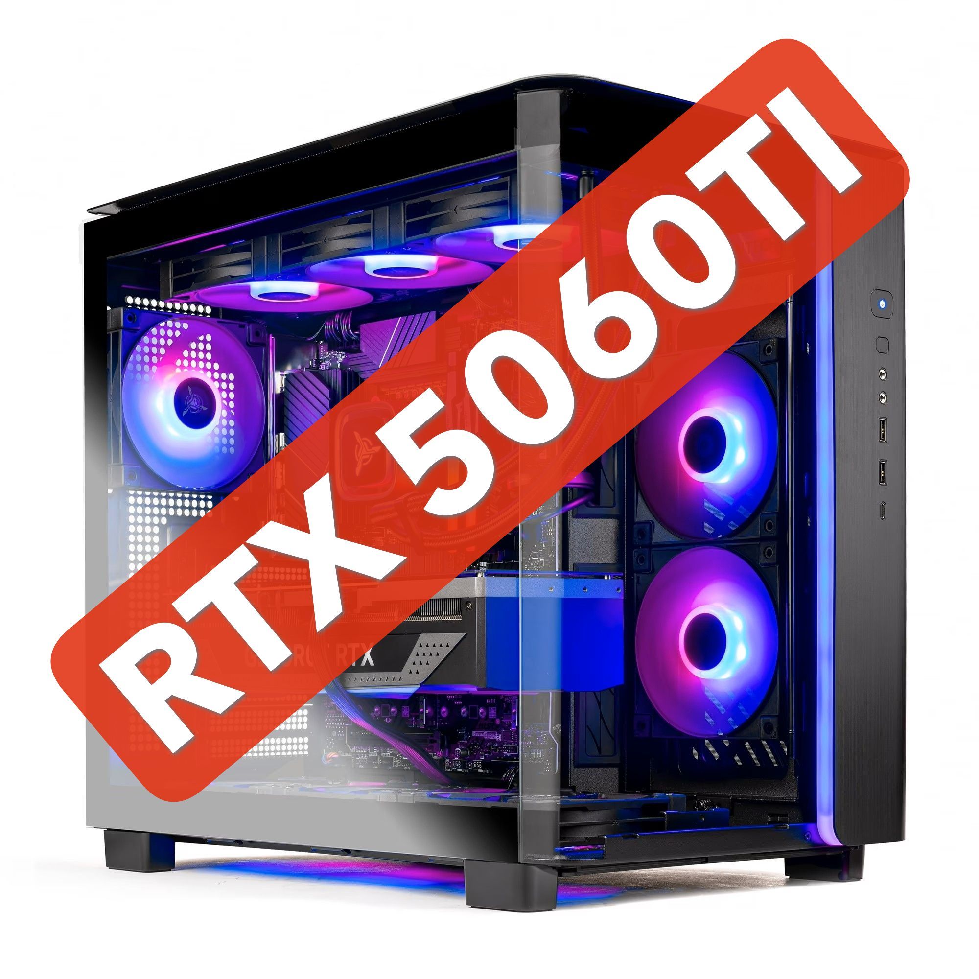 Gaming Desktop | Tower |  PC | AMD Ryzen 7 7800X3D NVIDIA | RTX 5060Ti  (16GB) | 1TB SSD | 32GB DDR5 RAM | 360mm ARGB AIO | Win 11