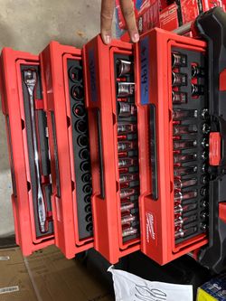 Milwaukee tool box ( sockets and ratchets ) $1199