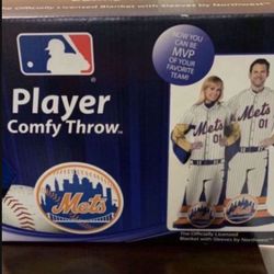 New York Mets Snuggie Comfy Player Throw 