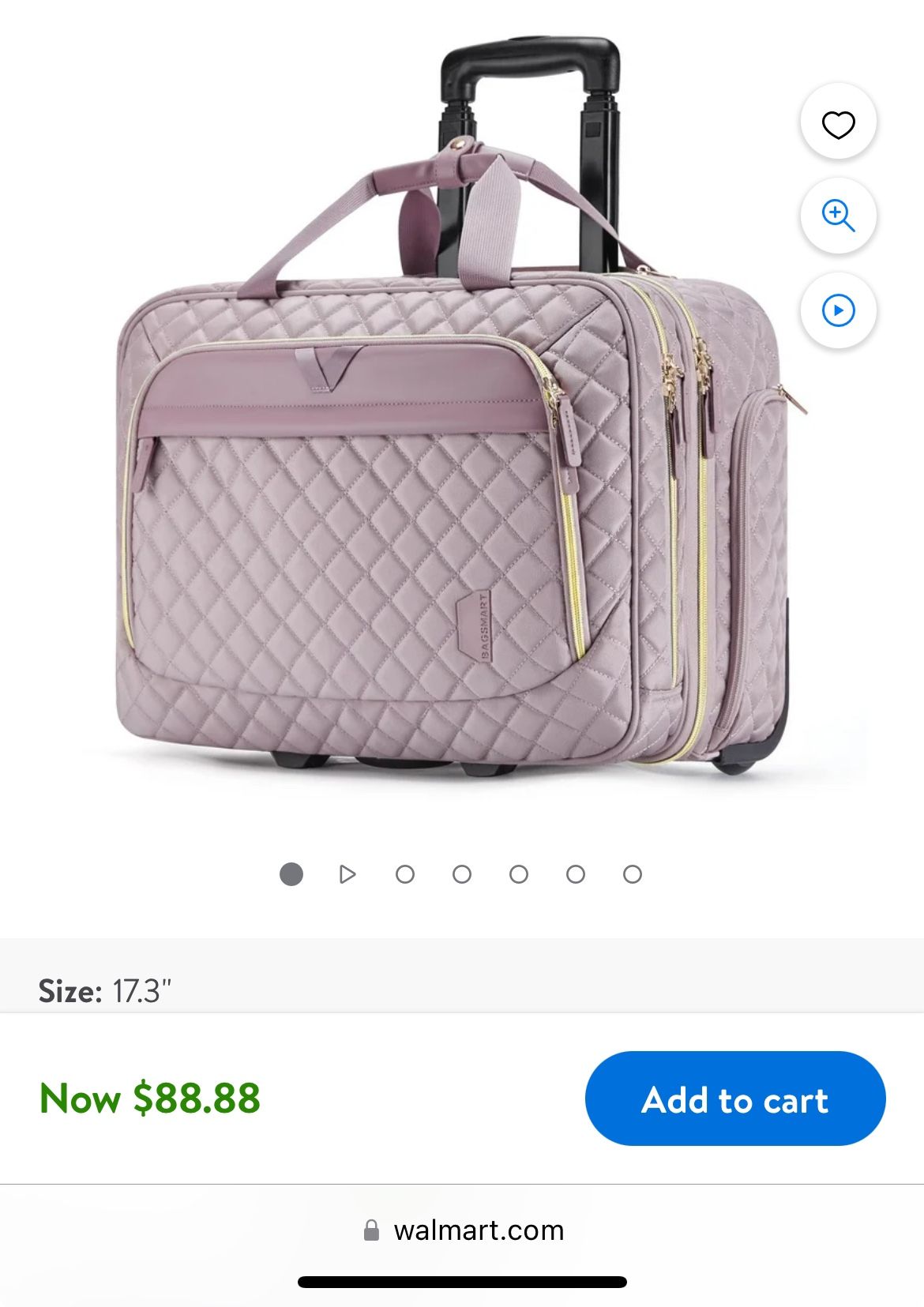 Bagsmart Carry On/ Laptop Bag Never Used