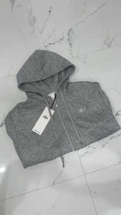 Grey Alo Yoga Zip-up (M)