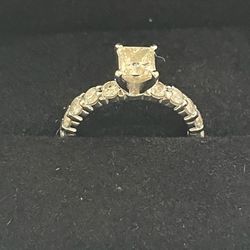 Zales 2 CT. T.W. Princess-Cut Diamond Engagement Ring in 14K White Gold