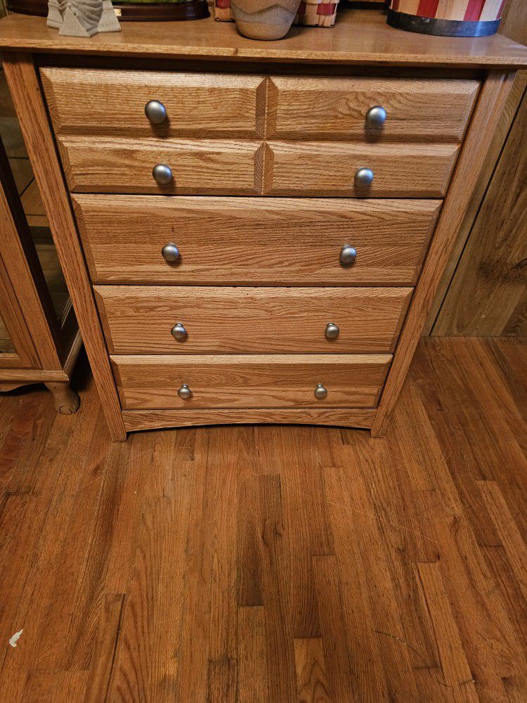 Real Wood Oak Dresser
