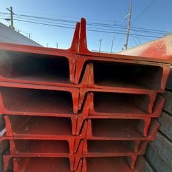 STEEL CHANNEL! 6” 8.2# X 20’!!!