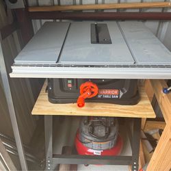 Table saw with stand