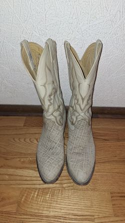 Nocona Exotic Elephant Hide Cowboy Boots