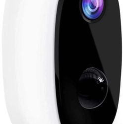 Wireless Security Camera Outdoor/Indoor 1080P, 10000mAh Rechargeable Battery-Powered WiFi Camera for Home Security, Night Vision, 2-Way Audio, Motion 