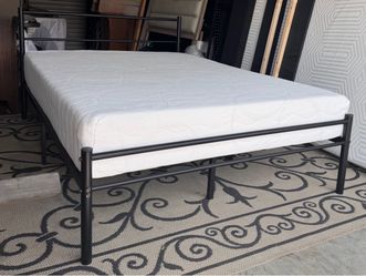 Full Size Bed Frame and Mattress