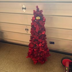 Red Christmas Tree
