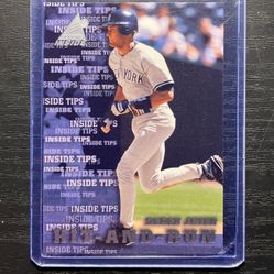 1998 Pinnacle Derek Jeter Baseball Card #133