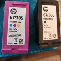 2 HP INK CARTRIDGES FOR . ONE LOW PRICE 