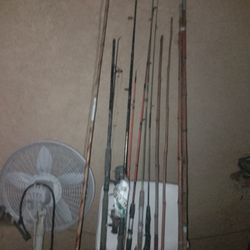 All For $60 Old Vintage Wooden,  Bamboo Fishing Rods and Some Graphite Fishing Rods Plus A Few Fishing Reels