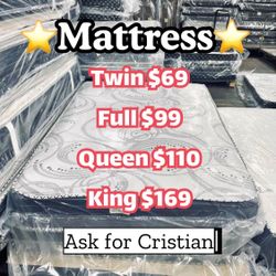 New Mattresses  Twin mattress Full mattress Queen mattress  King mattress  Colchones nuevos  Beds 