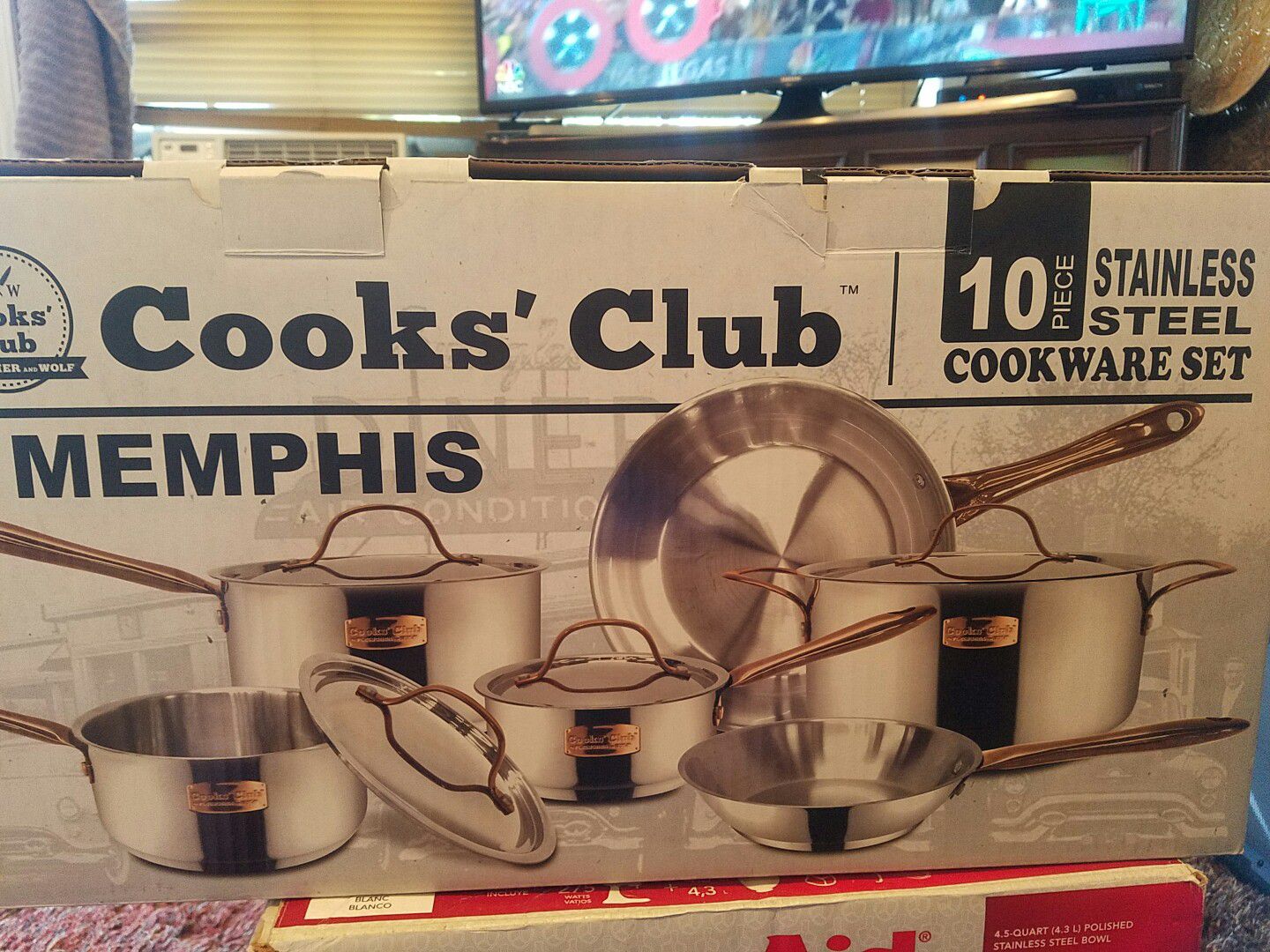 Cooks' Club Memphis Black 10 Piece Cookware Set 