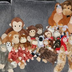 Stuffed Aanilans Monkey Collection 